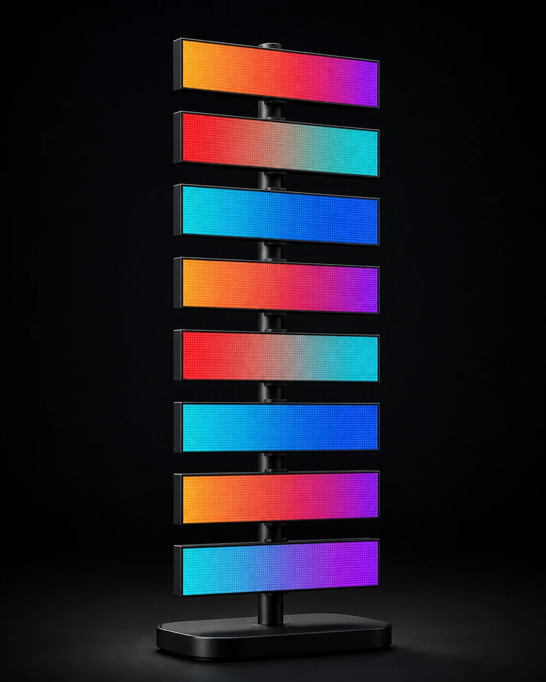 多层旋转屏 多层旋转屏 机械结构图